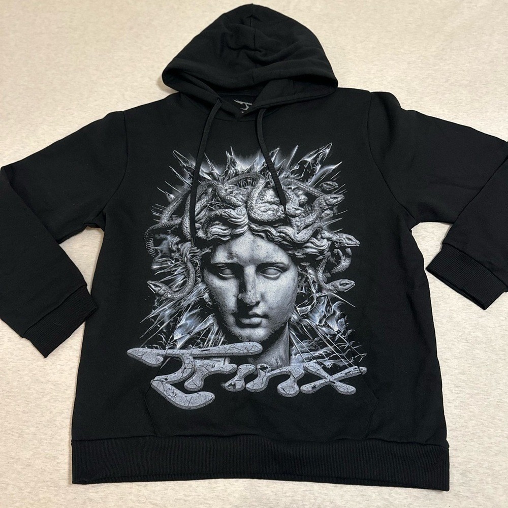TRINX Black Medusa Graphic‎ Hoodie